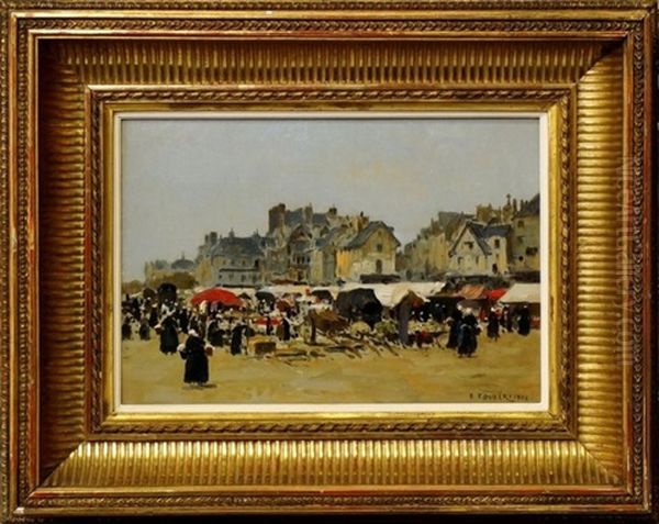 Market In A Provincial Town - view 1