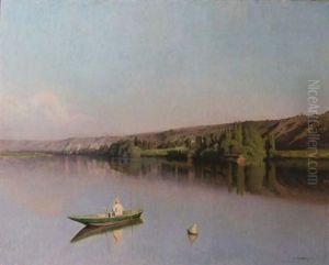 Des Bords De Seine by Emile-Louis Foubert