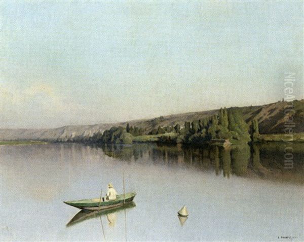 Pecheur Sur La Riviere - view 1