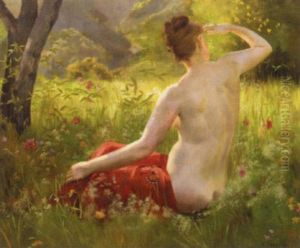 Nude In A Summer Landscape Nude In A Summer Landscape