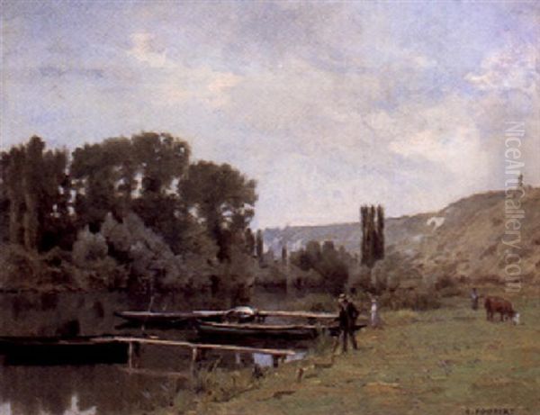 An Idle Afternoon By The River - view 1