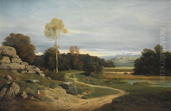 La Bergere Et Ses Moutons - view 1