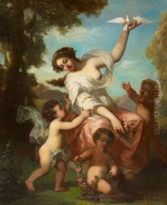 Allegorie Des Fruhlings by Jean Marius Fouque