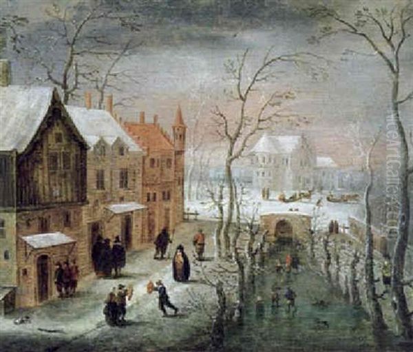 Ein Dorf Im Winter - view 1