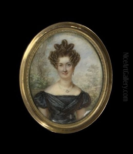 Portrait Miniature Of A Lady - view 1