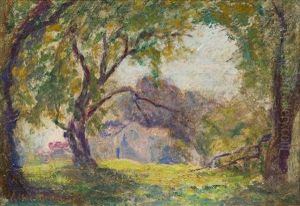 Monet A Giverny Maison by Albert Auguste Fourie