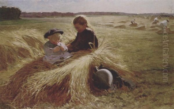 Haymaking In Criquebeuf, Normandy - view 1