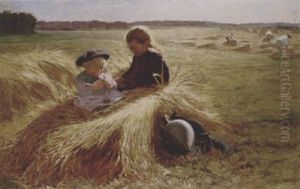 Haymaking In Criquebeuf, Normandy