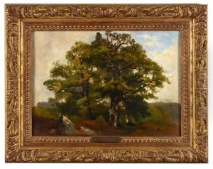 Paysage Au Grand Arbre