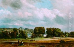 Peasants Resting In A Field