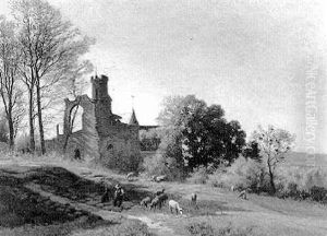 Sheep Amidst Ruins