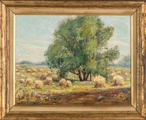 Landscape With Haystacks - view 1