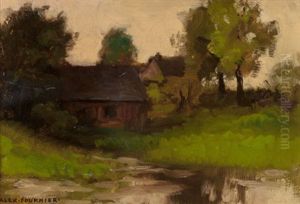 House By A Lake, France by Alexis Fournier