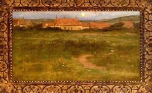Landscape In Normandy by Alexis Fournier