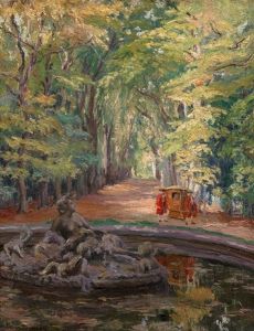 Sedan Chair Ride by Alfred Victor Fournier