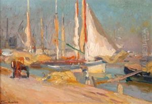 Port De Peche by Alfred Victor Fournier