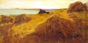 Chaumiere Bord De Mer by Alfred Victor Fournier