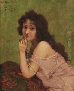 Portrait De La Belle Otero by Louis Edouard Paul Fournier