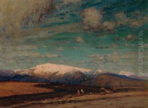 The Sierras, Near Segovia, Spain by A. Moulton Foweraker
