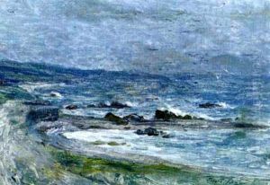 Schottische Kustenlandschaft by Robert Fowler