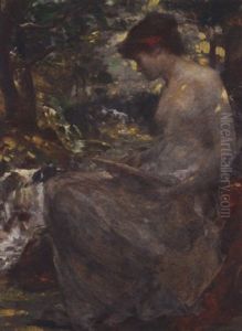 Untitled (seated Woman) by Robert Fowler