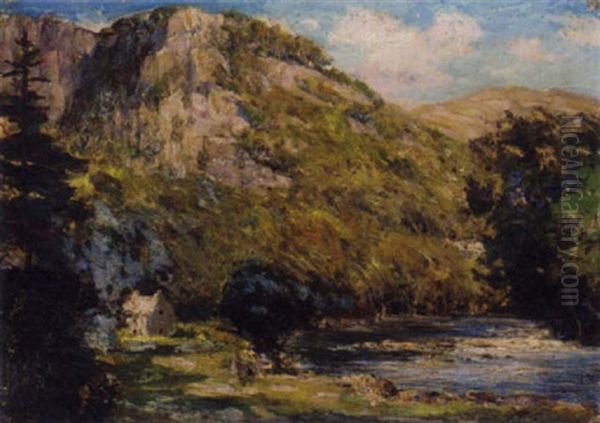 A Wooded River Valley - view 1