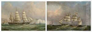 Marines (pair) by Arthur Wellington Fowles