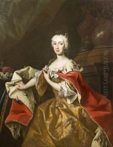 Ritratto Dell"" Arciduchessa Maria Anna Di Austria by Johann-Gottfried Auerbach