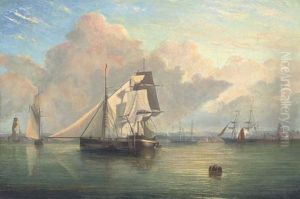 A Calm Day Off The Isle Of Wight