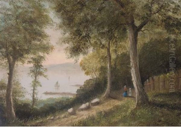 Appleby Wood, Near Ryde (+ Alverstone Mill, Isle Of Wight; Pair) - view 1
