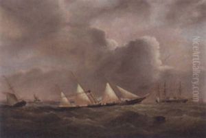 The "royal Yacht Fairy" With "h.m.s. Terrible" And The Portsmouth Ryde Ferry