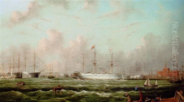 The Indian Troopship "serapis" Arriving At Portsmouth - view 1