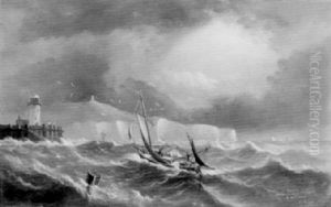 Approaching The Lighthouse by Arthur Wellington Fowles