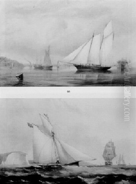 Cutter Yacht Off The Needles, Isle Of Wight - view 1