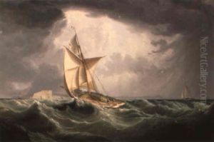 An Incident Off The Isle Of Wight With Cutters Of The Royal Yacht Squadron
