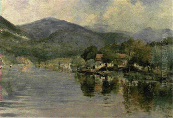 A North Italian Lake Scene - view 1