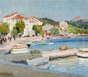 Cassis, South Of France by Emanuel Phillips Fox