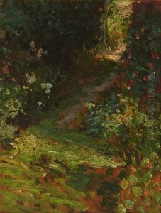 The Garden Walk by Emanuel Phillips Fox