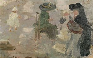 In The Park by Emanuel Phillips Fox