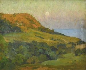 Moonrise, Stanwell Park, Nsw by Emanuel Phillips Fox