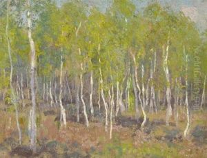 Sapling Forest by Emanuel Phillips Fox