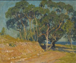 Gumtrees At Cremorne by Emanuel Phillips Fox