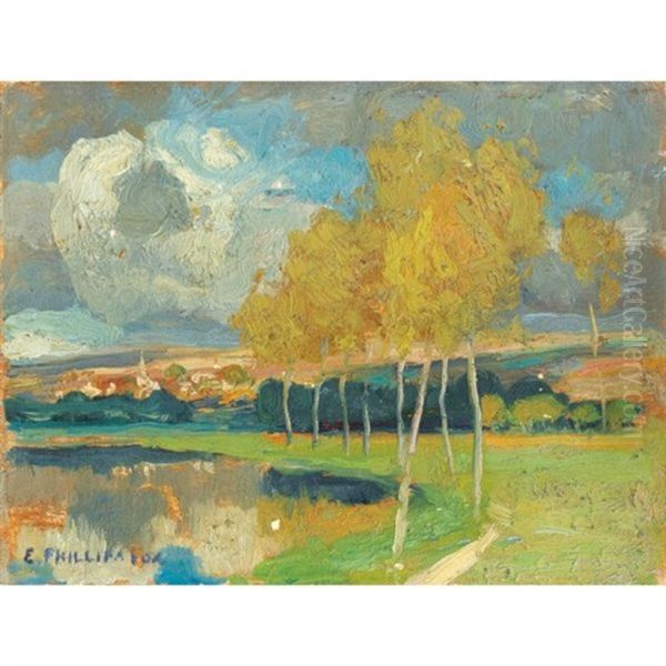 Paysage (+ Arbres (study), Verso) - view 1