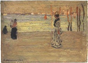 On The Molo, Venice by Emanuel Phillips Fox