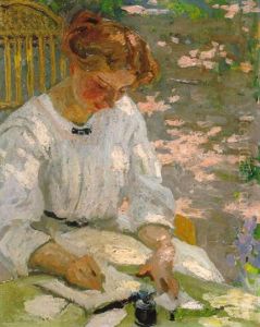 The Letter by Emanuel Phillips Fox