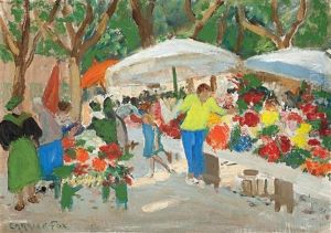Choosing A Bouquet by Ethel Carrick Fox
