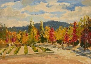 Autumn Landscape by Ethel Carrick Fox