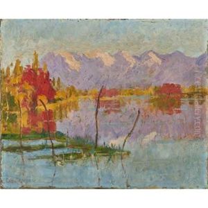 Untitled (landscape) by Ethel Carrick Fox