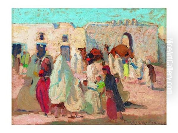 Moroccan Market Scene - view 1