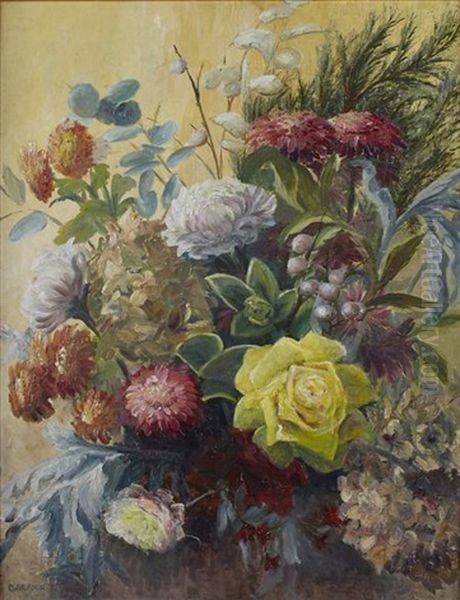A Still Life Of Mixed Flowers - view 1